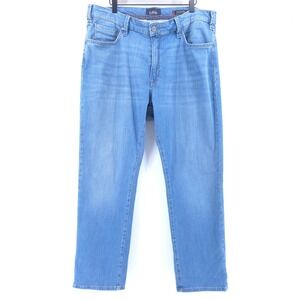 34 Heritage Mens Jeans Charisma 38x30 Light Blue Comfort Rise Classic Straight
